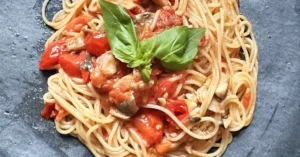 ニシンdeトマトパスタ